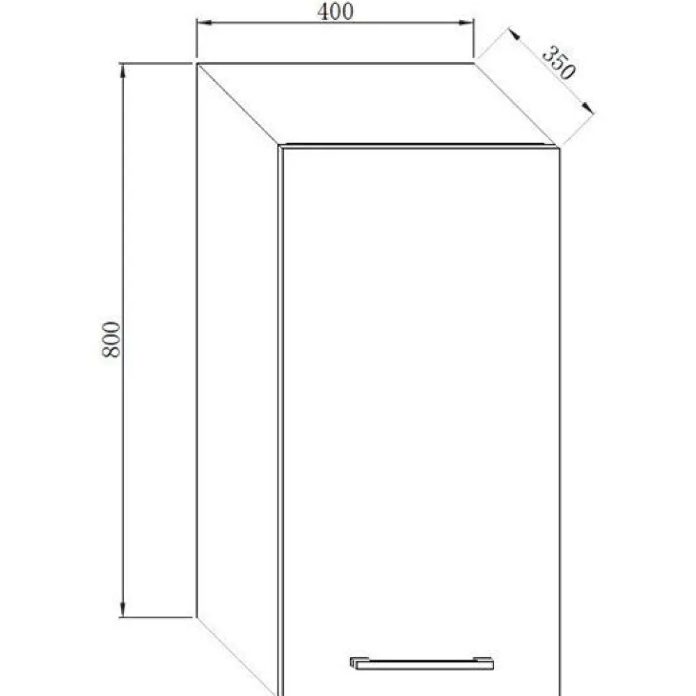 Pyykkikaappi Kaisla, pvc, 80cm, valkoinen*Lektar Indoor Hot