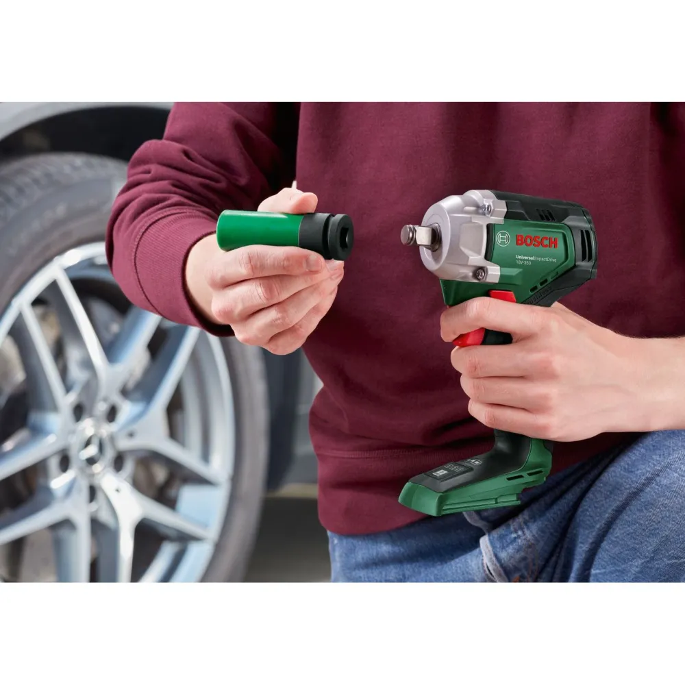 Renkaidenvaihtopaketti Bosch UniversalPump + UniversalImpactDrive 18V-350, 18V, 2.5Ah akulla*Bosch Power Tools Hot