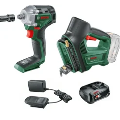 Renkaidenvaihtopaketti Bosch UniversalPump + UniversalImpactDrive 18V-350, 18V, 2.5Ah akulla*Bosch Power Tools Hot