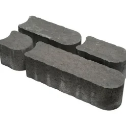 Discount Reunakivi Laineri 140x140 mm sileä musta Reunakivet