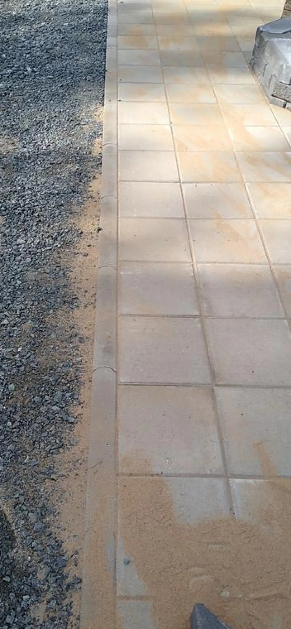 Reunalista 500x120x80 mm harmaa*Betonilaatta Hot
