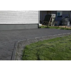 Reunalista 500x120x80 mm musta/grafiitti*Betonilaatta Hot