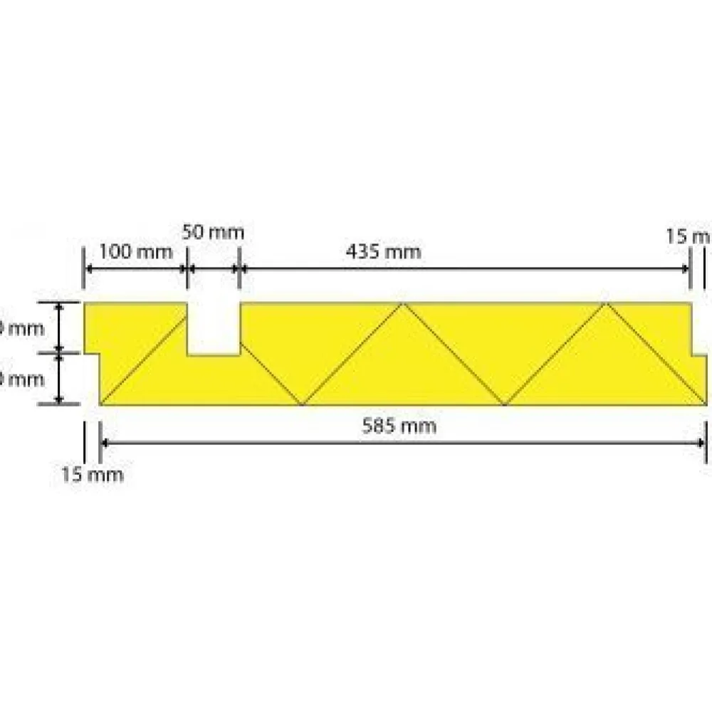 Reunavahvistettu laatta LB/LS-300 7,5 m/pak*Finnfoam
