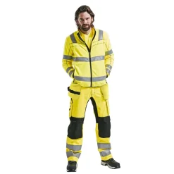 Riipputaskuhousut 1552 Highvis Stretch huomiokeltainen/musta*Blåkläder Best