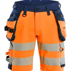 Riipputaskushortsit 1120 Highvis 4-way Stretch*Blåkläder New