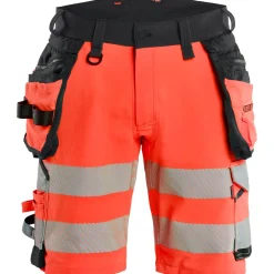 Riipputaskushortsit 1120 Highvis 4-way Stretch*Blåkläder New