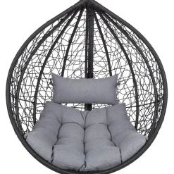 Riipputuolin pehmuste COCO, harmaa*Home4you Outlet