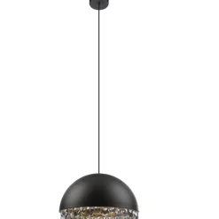 Riippuvalaisin Gaetano 2 Ø45cm kristallit E27 maks. 40W musta/kulta*Eglo Best