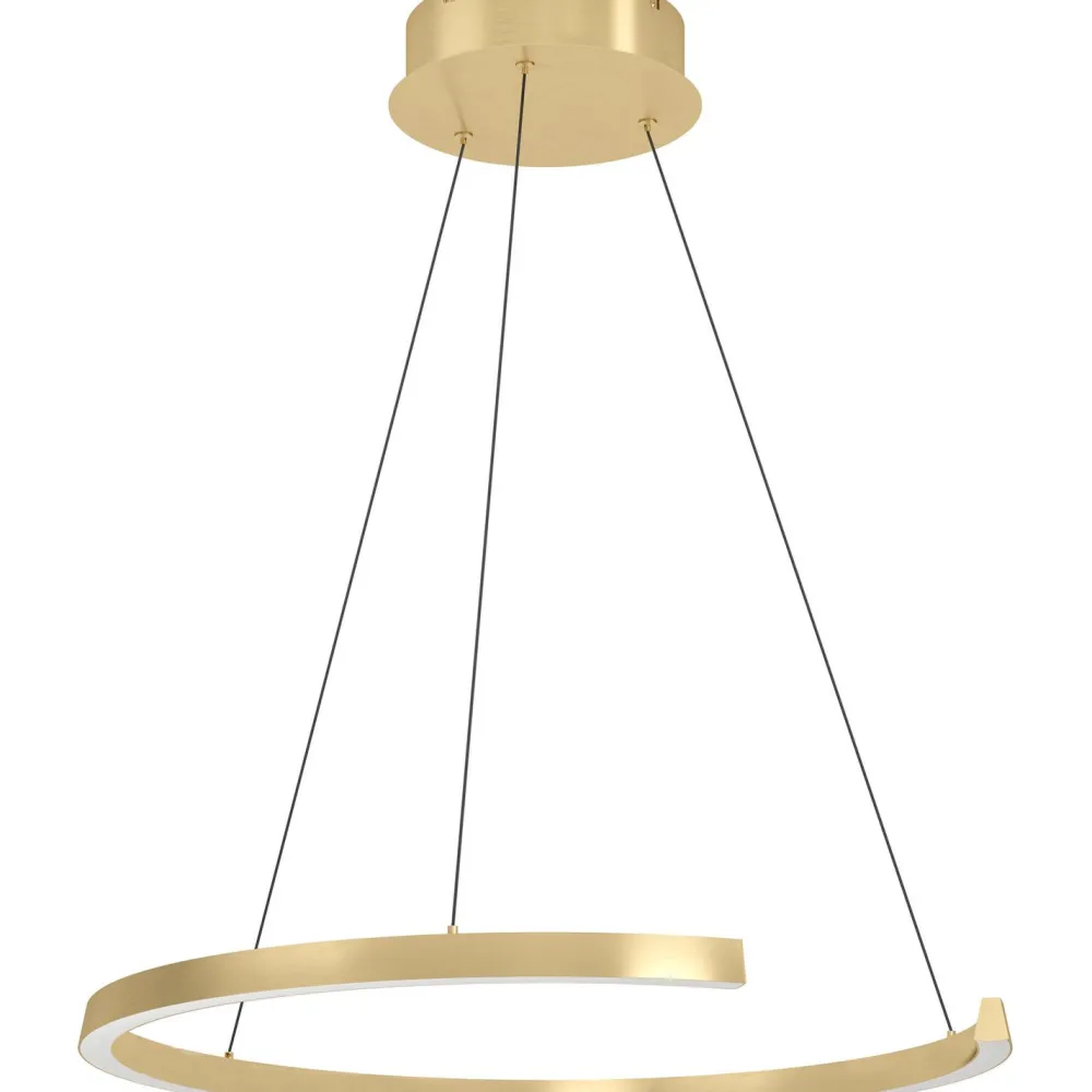 Riippuvalaisin Labonete Ø80cm 24.8W LED CCT 2200-6500K 4100lm himmennettävä IP20 kaukosäädin kulta*Eglo Outlet