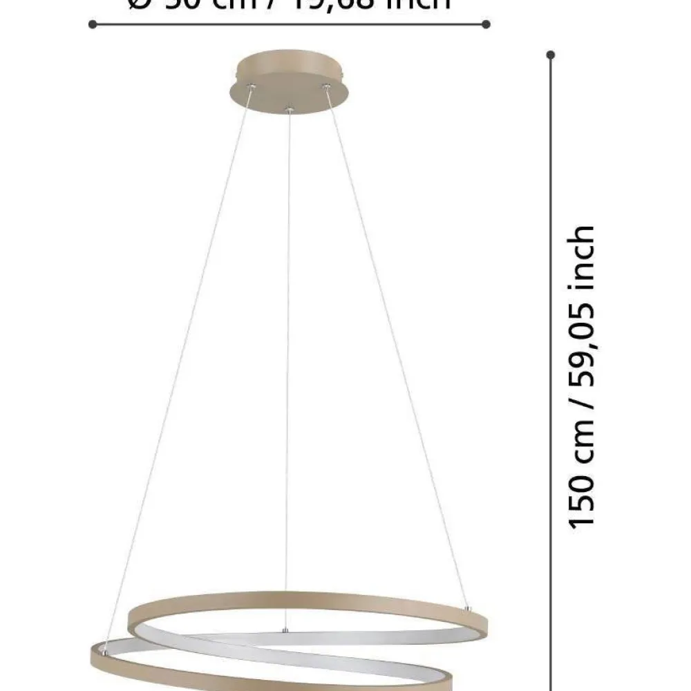 Clearance Riippuvalaisin Ruotale LED eri kokoja Riippuvalaisimet
