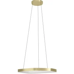 Riippuvalaisin Vallerosa, Ø58cm, LED, 25.2W, IP20, messinki/valkoinen*Eglo Best