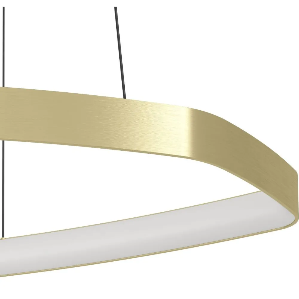 Riippuvalaisin Vallerosa, Ø58cm, LED, 25.2W, IP20, messinki/valkoinen*Eglo Best