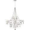 Clearance Riippuvalaisin Glamour Ø60cm kromi Retro Ja Vintage Kattovalaisimet|Kattokruunut