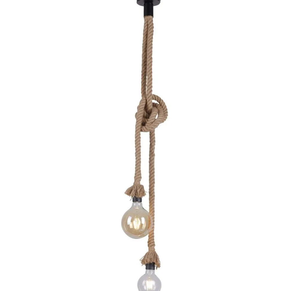Riippuvalaisin Rope 2xE27 Ø10 cm beige*LeuchtenDirekt Outlet