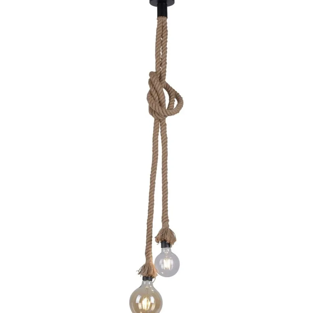 Riippuvalaisin Rope 2xE27 Ø10 cm beige*LeuchtenDirekt Outlet