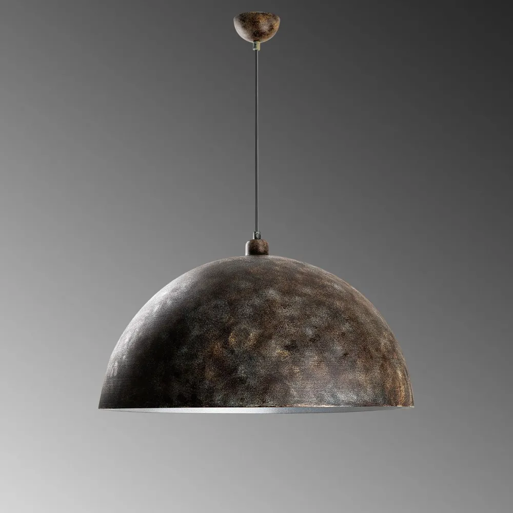 Riippuvalaisin KURE RETRO, Ø60cm, tummanruskea*Linento Lighting New