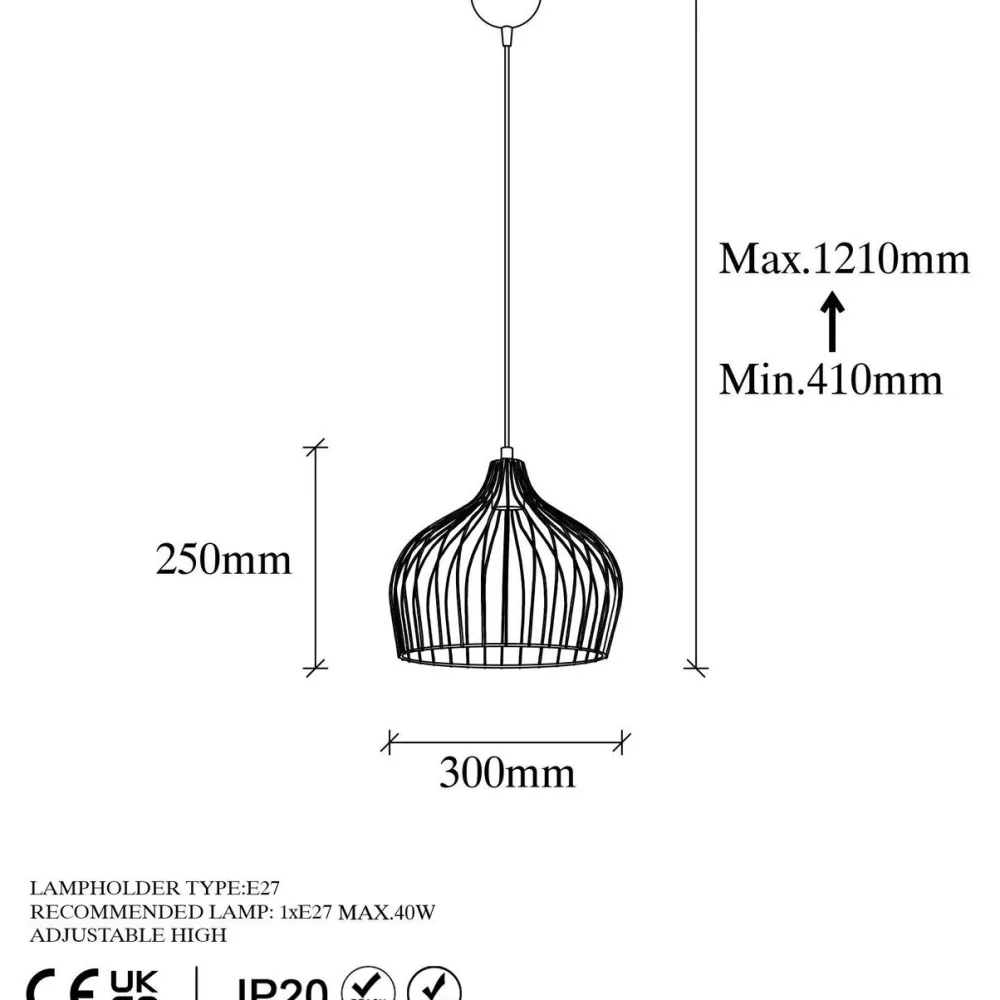 Riippuvalaisin Bek, Ø30cm, säädettävä korkeus, kulta*Linento Lighting New