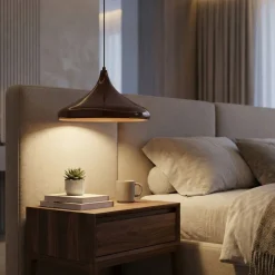Riippuvalaisin Eysan 207, Ø35cm, ruskea*Linento Lighting Outlet