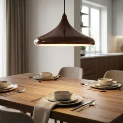Riippuvalaisin Eysan 207, Ø35cm, ruskea*Linento Lighting Outlet