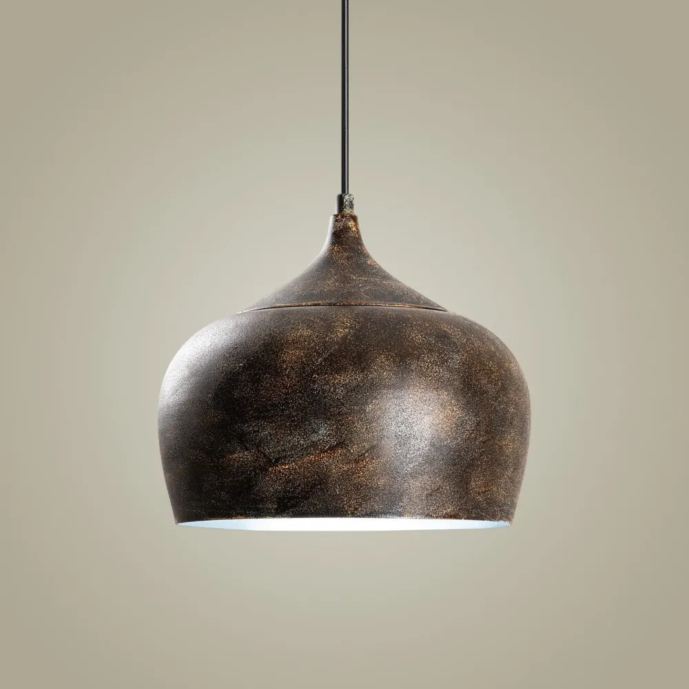 Riippuvalaisin PATINE-3761-RETRO, Ø28cm, tummanruskea*Linento Lighting Sale