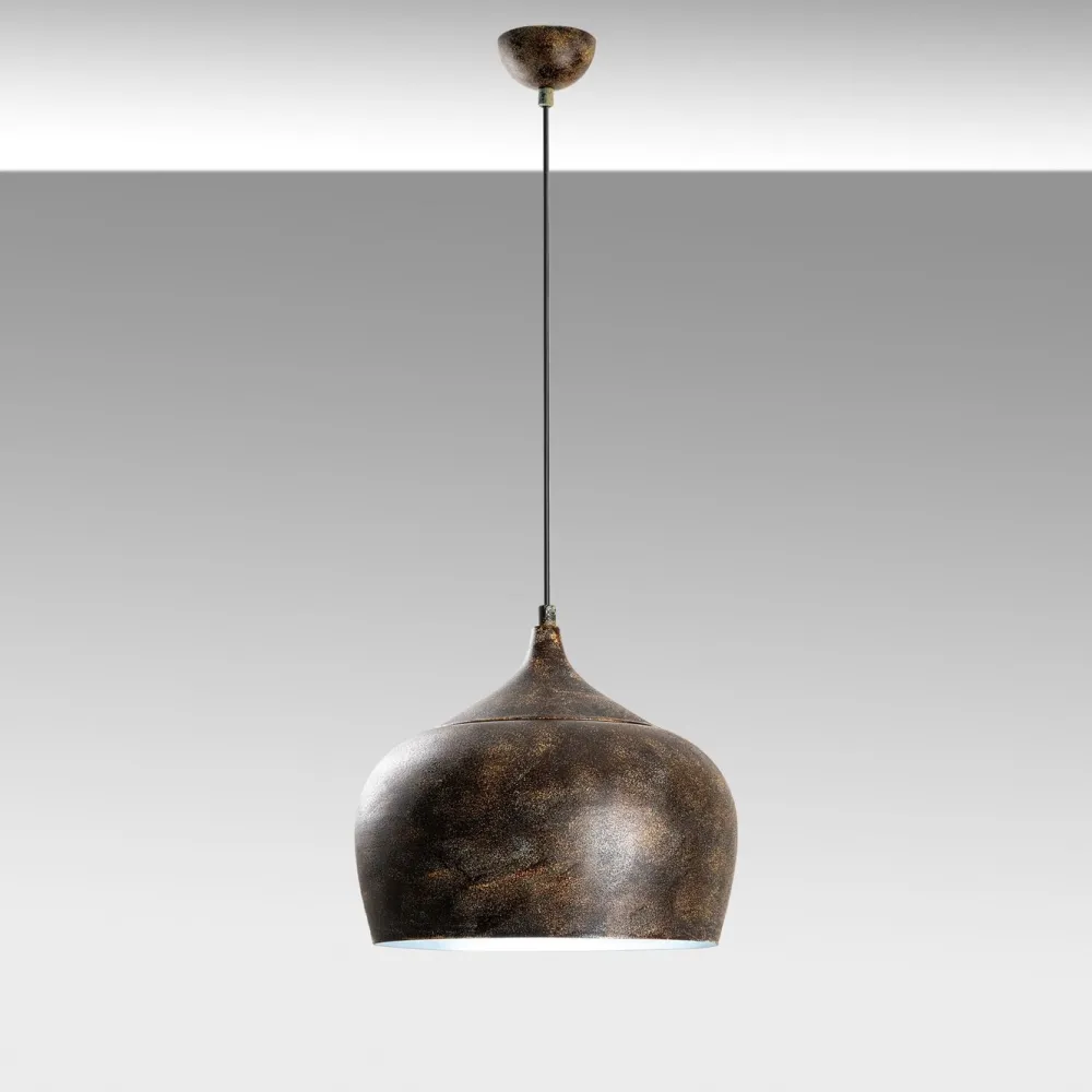 Riippuvalaisin PATINE-3761-RETRO, Ø28cm, tummanruskea*Linento Lighting Sale