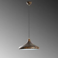 Riippuvalaisin EYSAN-207-RETRO, Ø35cm, tummanruskea*Linento Lighting Hot
