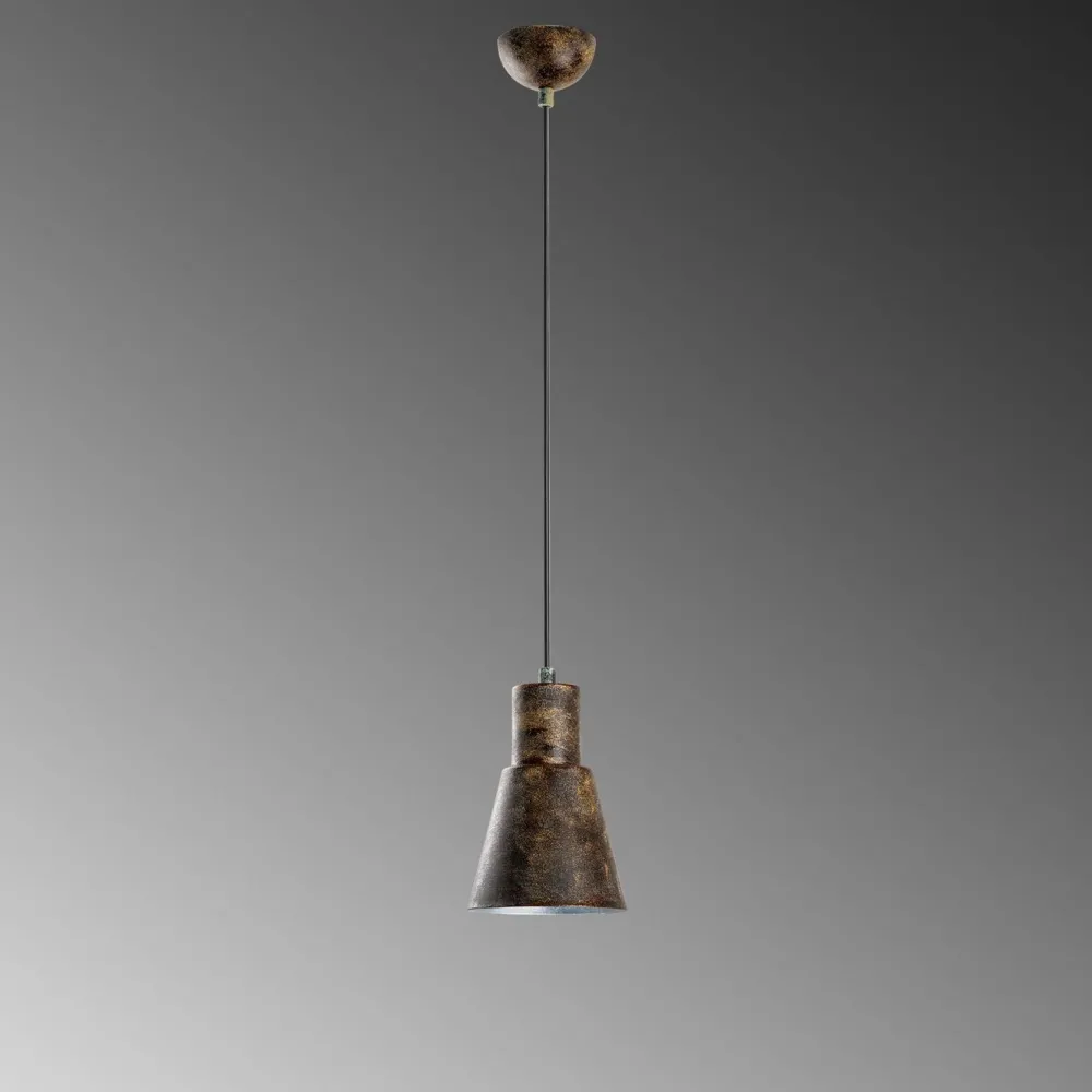 Riippuvalaisin KONIKKEM-6362-RETRO, Ø14cm, tummanruskea*Linento Lighting Sale