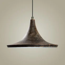 Outlet Riippuvalaisin TOM-3531-RETRO, Ø30cm, tummanruskea Retro Ja Vintage Kattovalaisimet