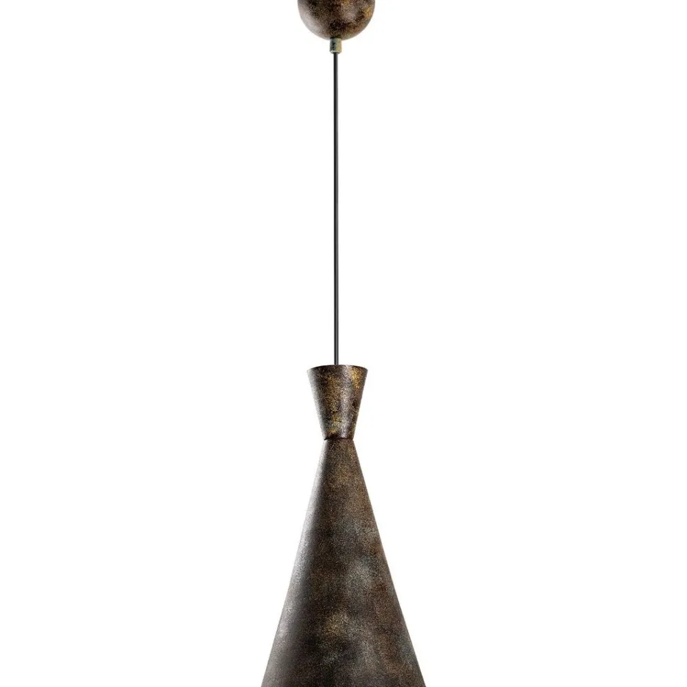 Riippuvalaisin TOM-3541-RETRO, Ø19cm, tummanruskea*Linento Lighting Online