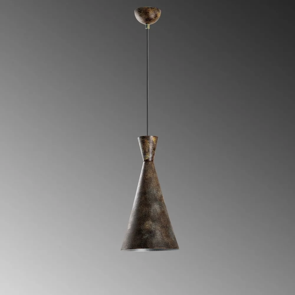 Riippuvalaisin TOM-3541-RETRO, Ø19cm, tummanruskea*Linento Lighting Online