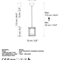Riippuvalaisin Swank-702-6, Ø15cm, kulta*Linento Lighting New