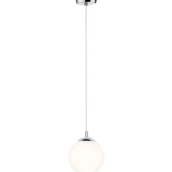 Outlet Riippuvalaisin Globe, IP44, E27, himmennettävä, kromi Ikkunavalaisimet