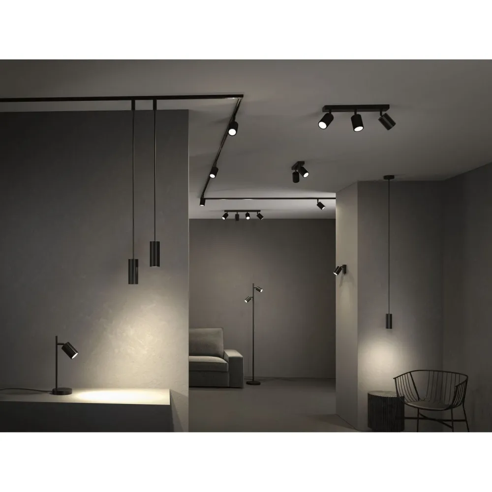 Outlet Riippuvalaisin Lirena GU10 max. 10W metalli, mattamusta Riippuvalaisimet