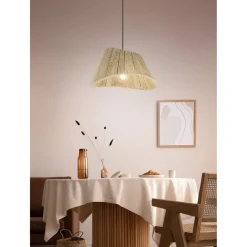 Riippuvalaisin Valerie, E27, luonnollinen väri/juutti*Trio Outlet