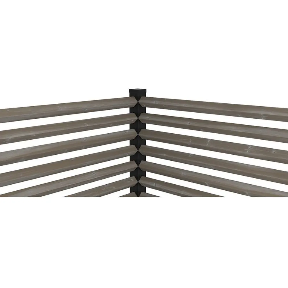 Rima Öckerö Linax 1490x45x45mm, harmaa, 4kpl*JABO Hot