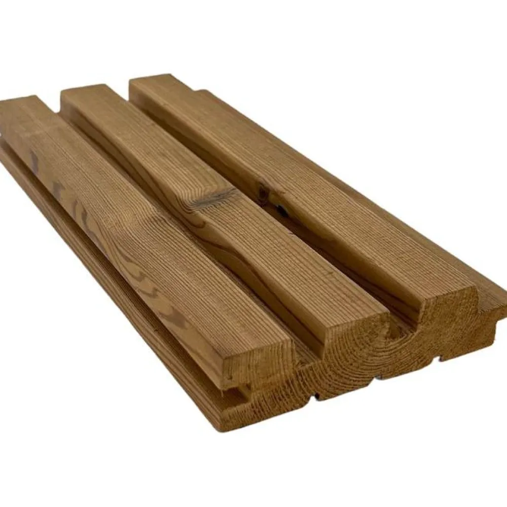 Rimapaneeli Rima-3, 28x120mm, mänty, lämpökäsitelty, eri pituuksia*Cent Clearance