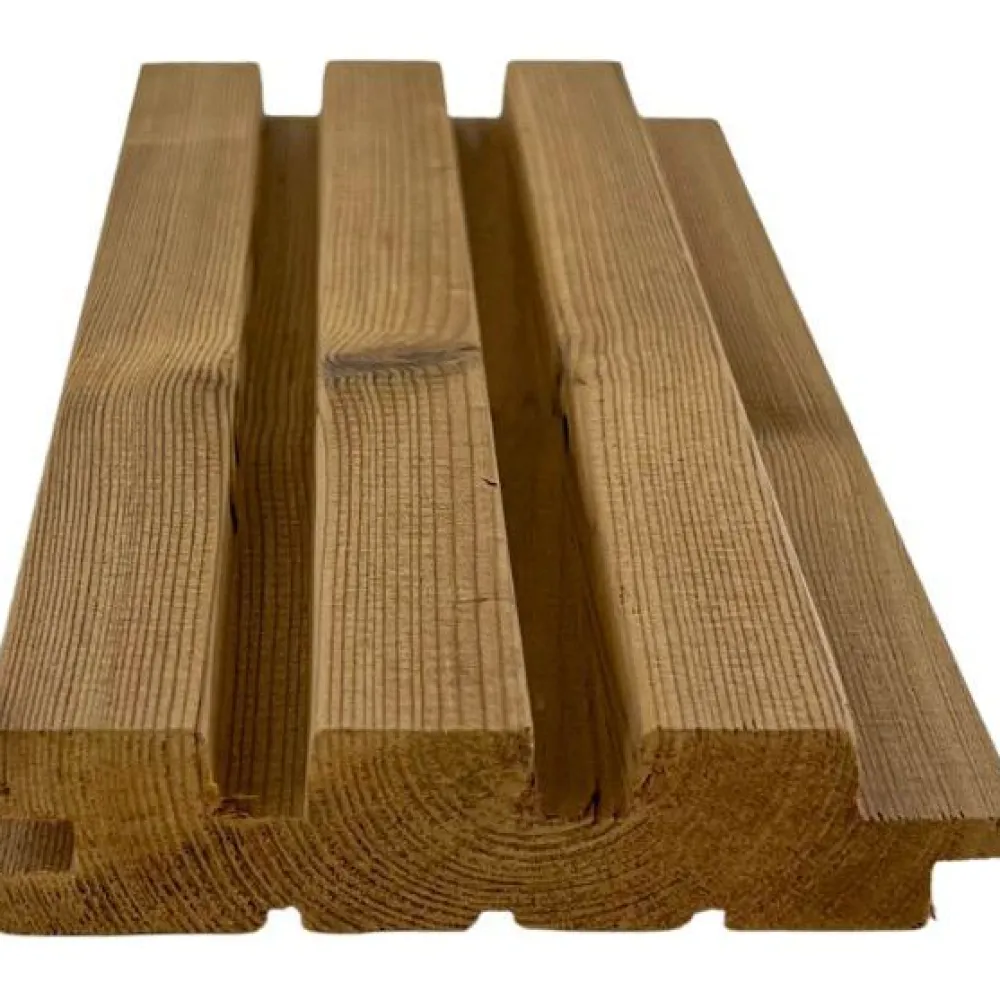Rimapaneeli Rima-3, 28x120mm, mänty, lämpökäsitelty, eri pituuksia*Cent Clearance