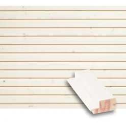 Rimapaneeli Tuuli Indoor 28x58x4200mm, kuusi, valkolakattu*Lauta