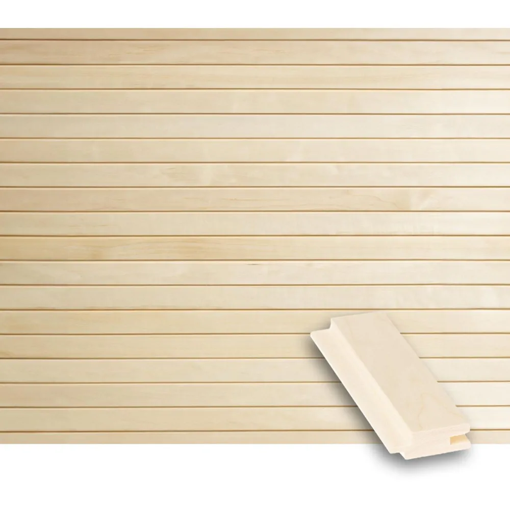 Rima Tuuli Sauna STS4 15x45mm, haapa, puuvalmis*Lauta New