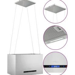 Ripustettava liesituuletin LCD 55 cm ruostumaton teräs*FinePRICE Sale