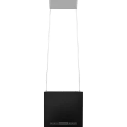 Ripustettava liesituuletin LCD 37 cm jauhemaalattu teräs Saarekeliesituulettimet