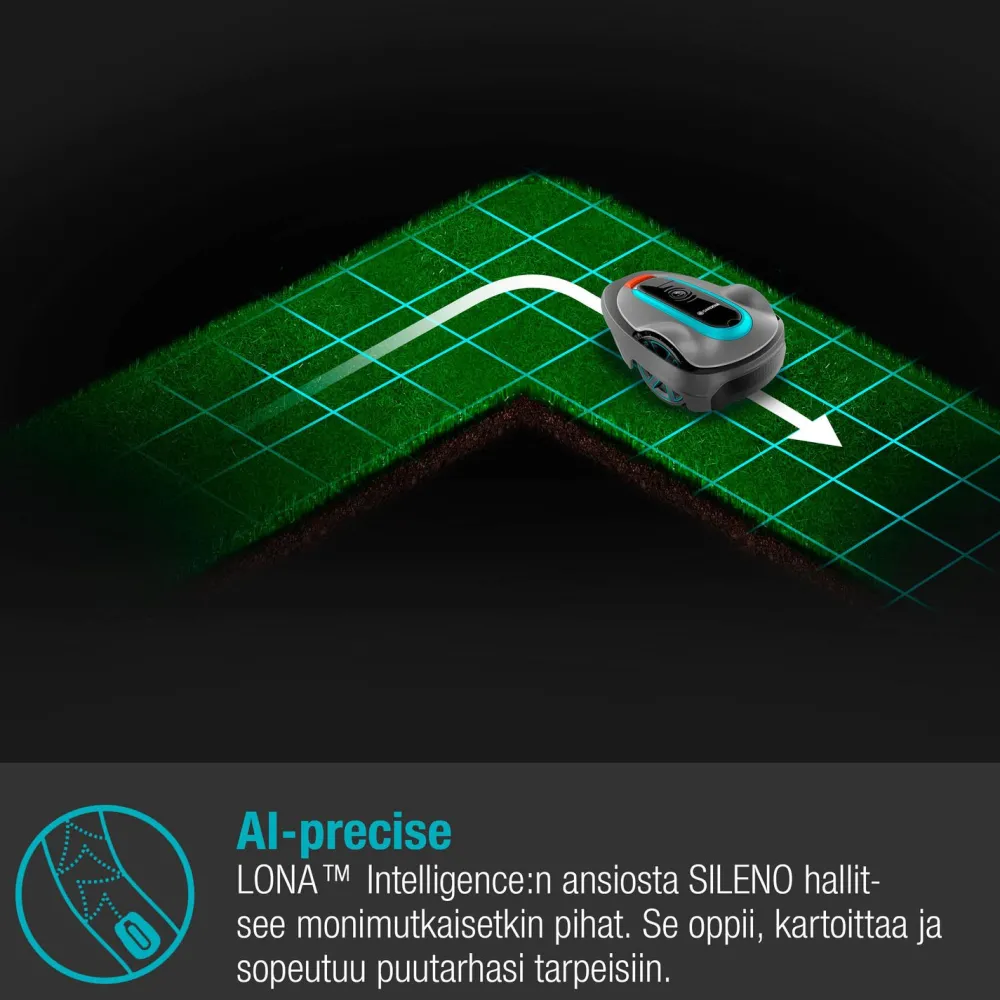 Discount Robottiruohonleikkuri Smart Sileno City 500 Lona 500 m² Robottiruohonleikkurit