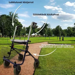 Hot Rollaattori eri värejä Kulkuneuvot