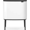 Roska-astia Bo Touch 11+23 L White*Brabantia
