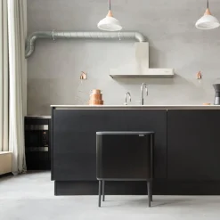 Roska-astia Bo Touch 3x11 L Matt Black*Brabantia