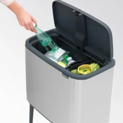 Roska-astia Bo Touch 11+23 L Matt Steel Fingerprint Proof*Brabantia Online