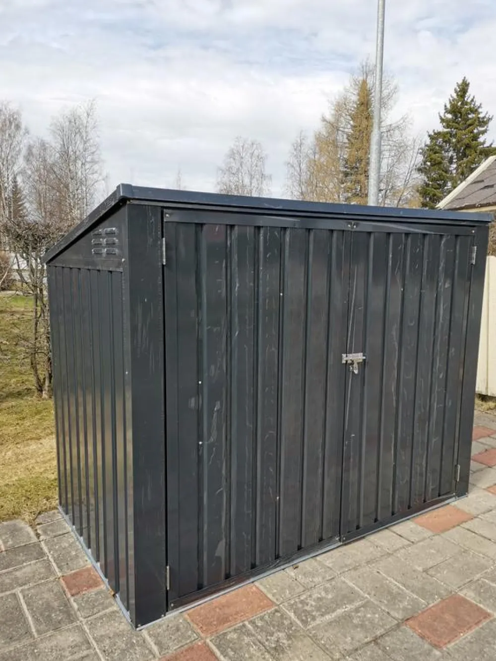 Best Roskakatos , tummanharmaa, eri kokoja Roskakatokset