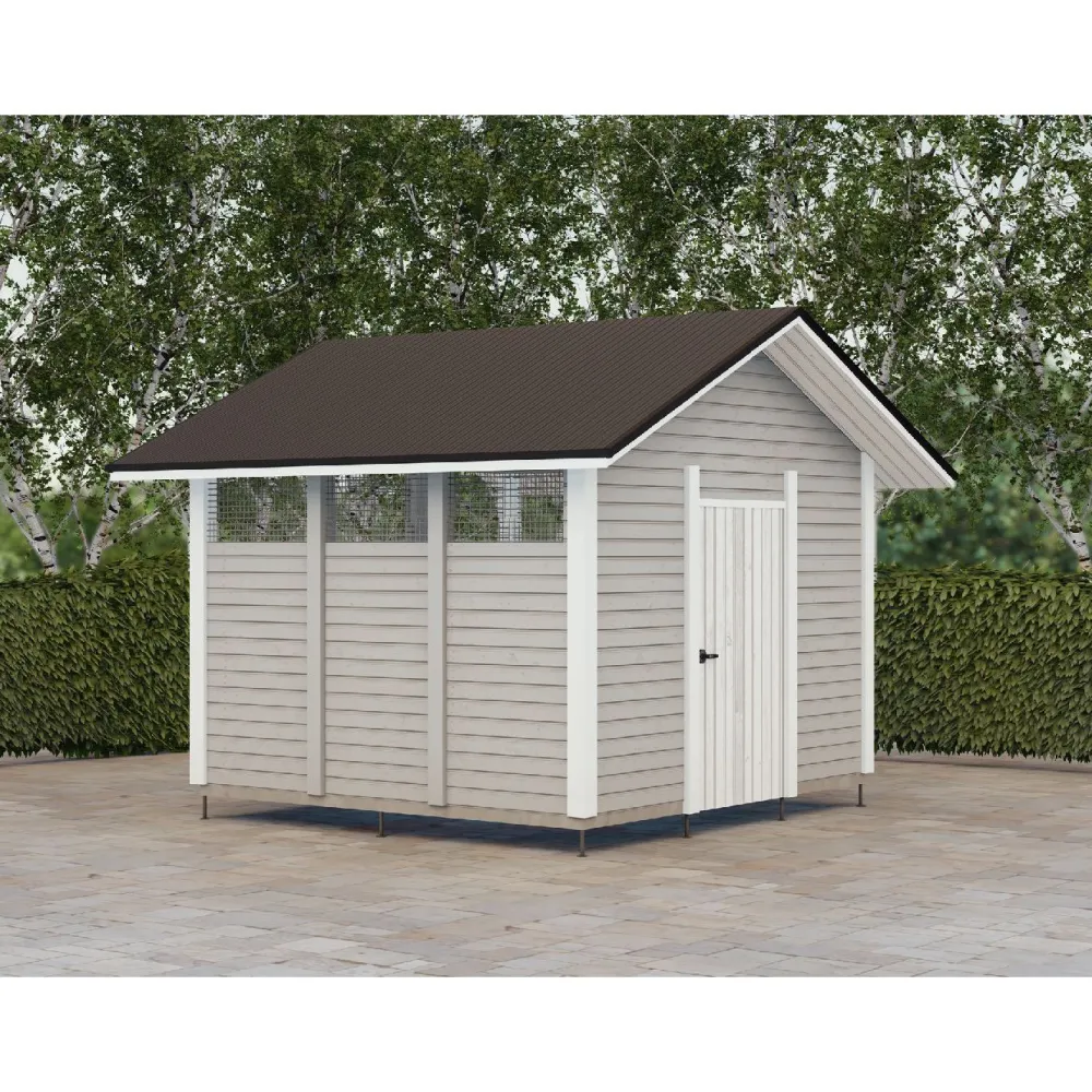 Roskakatos RK10, 3040x3226mm, 9.7m², puuvalmis Roskakatokset