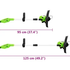 Best ruohotrimmeri Teleskooppivartinen sähkökäyttöinen 29 cm 550 W (49208) Sähkötrimmerit