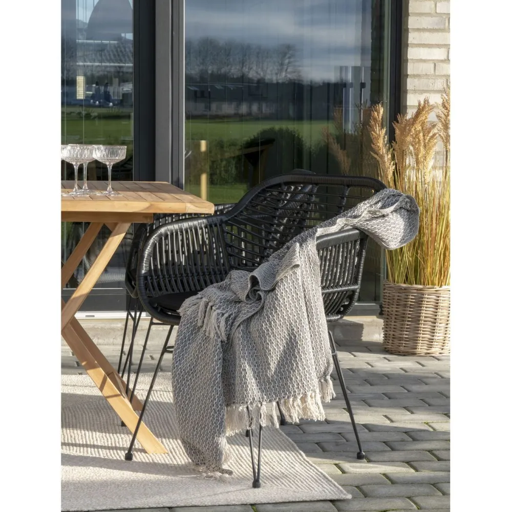 Ruokapöytä Oviedo, 120x80cm, tiikki, ruskea*House Nordic Discount